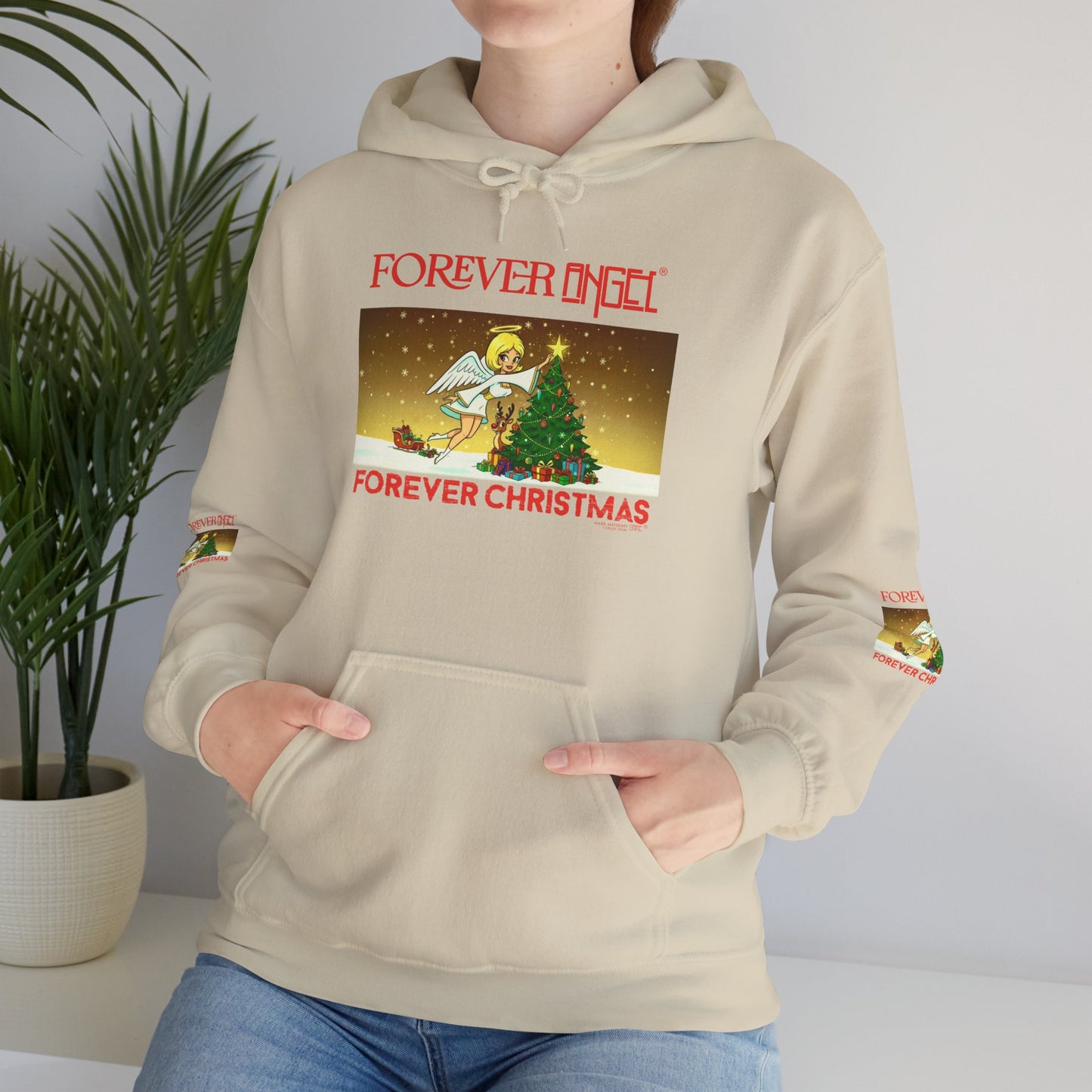 Forever Angel® Forever Christmas by Mark Anthony Gable® Collection Unisex Heavy Blend™ Hooded Sweatshirt