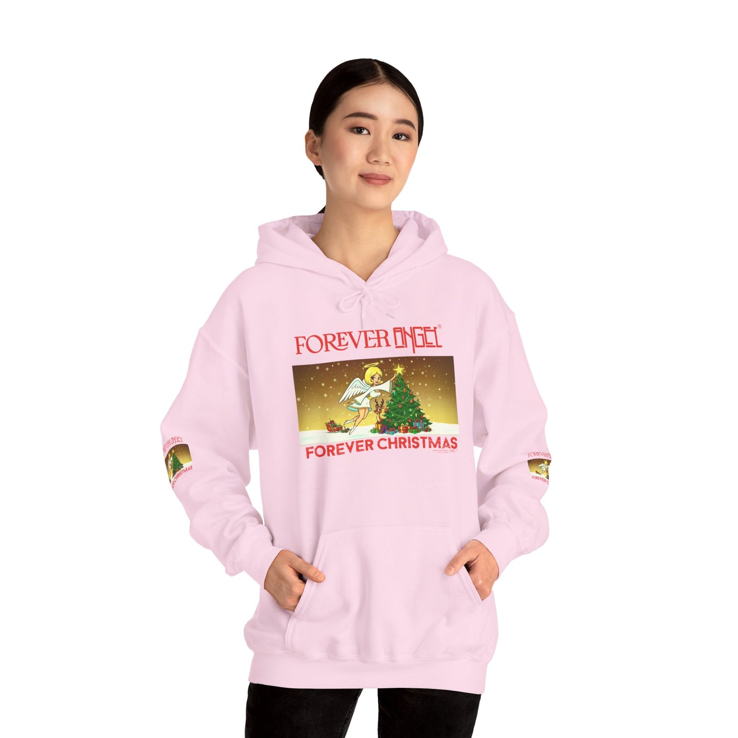 Forever Angel® Forever Christmas by Mark Anthony Gable® Collection Unisex Heavy Blend™ Hooded Sweatshirt