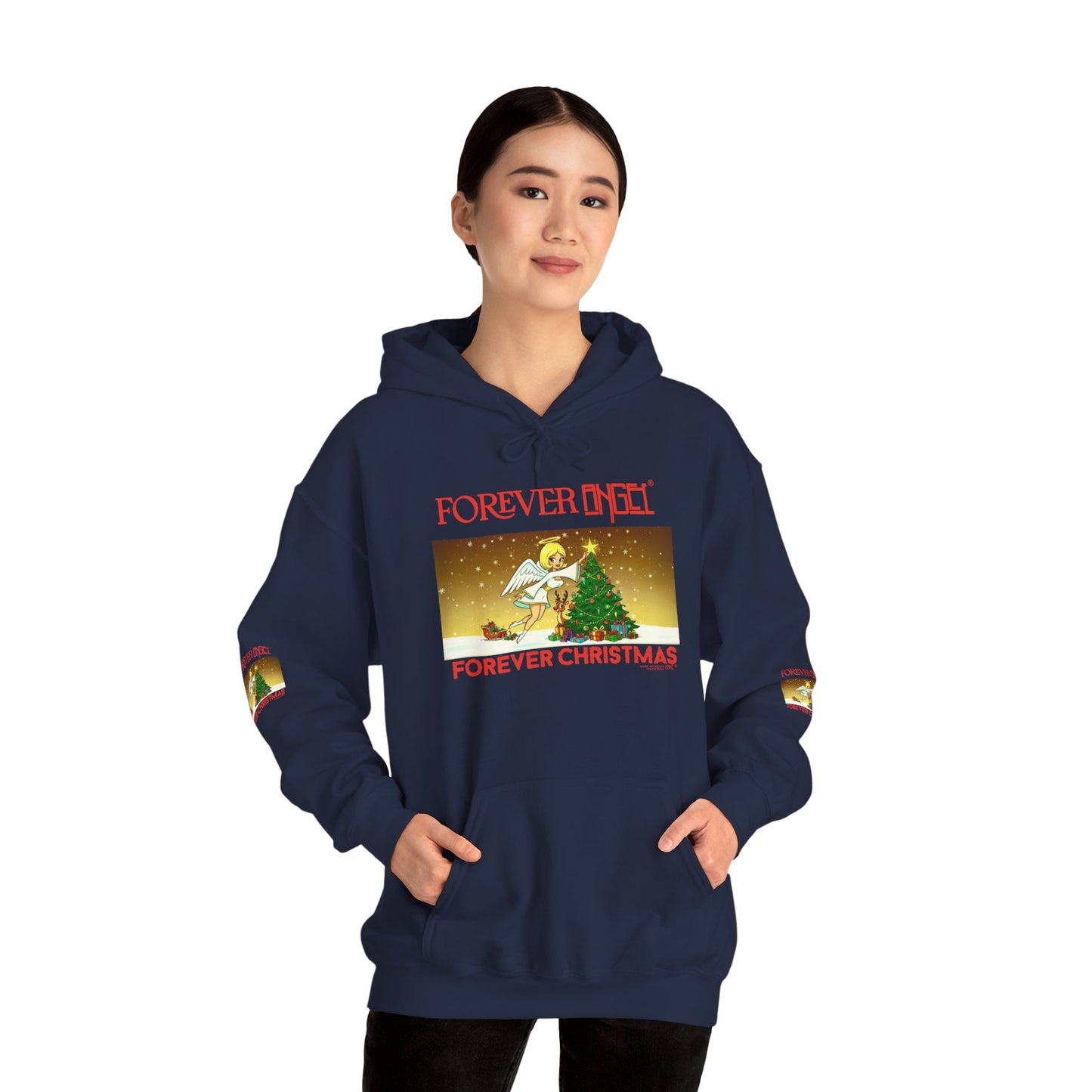 Forever Angel® Forever Christmas by Mark Anthony Gable® Collection Unisex Heavy Blend™ Hooded Sweatshirt