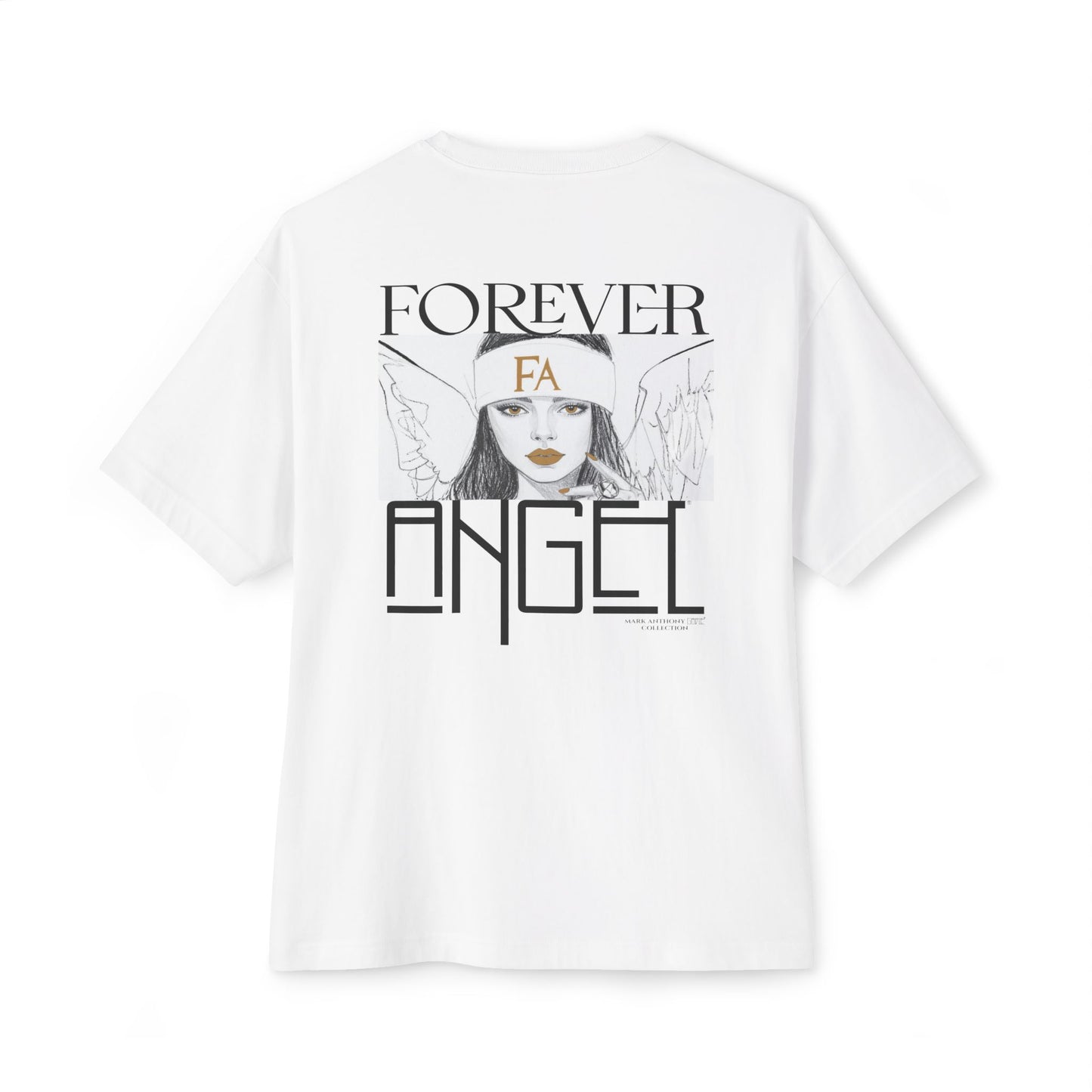 Forever Angel Drop 001 Mark Anthony Gable® Collection Unisex Oversized Boxy Tee