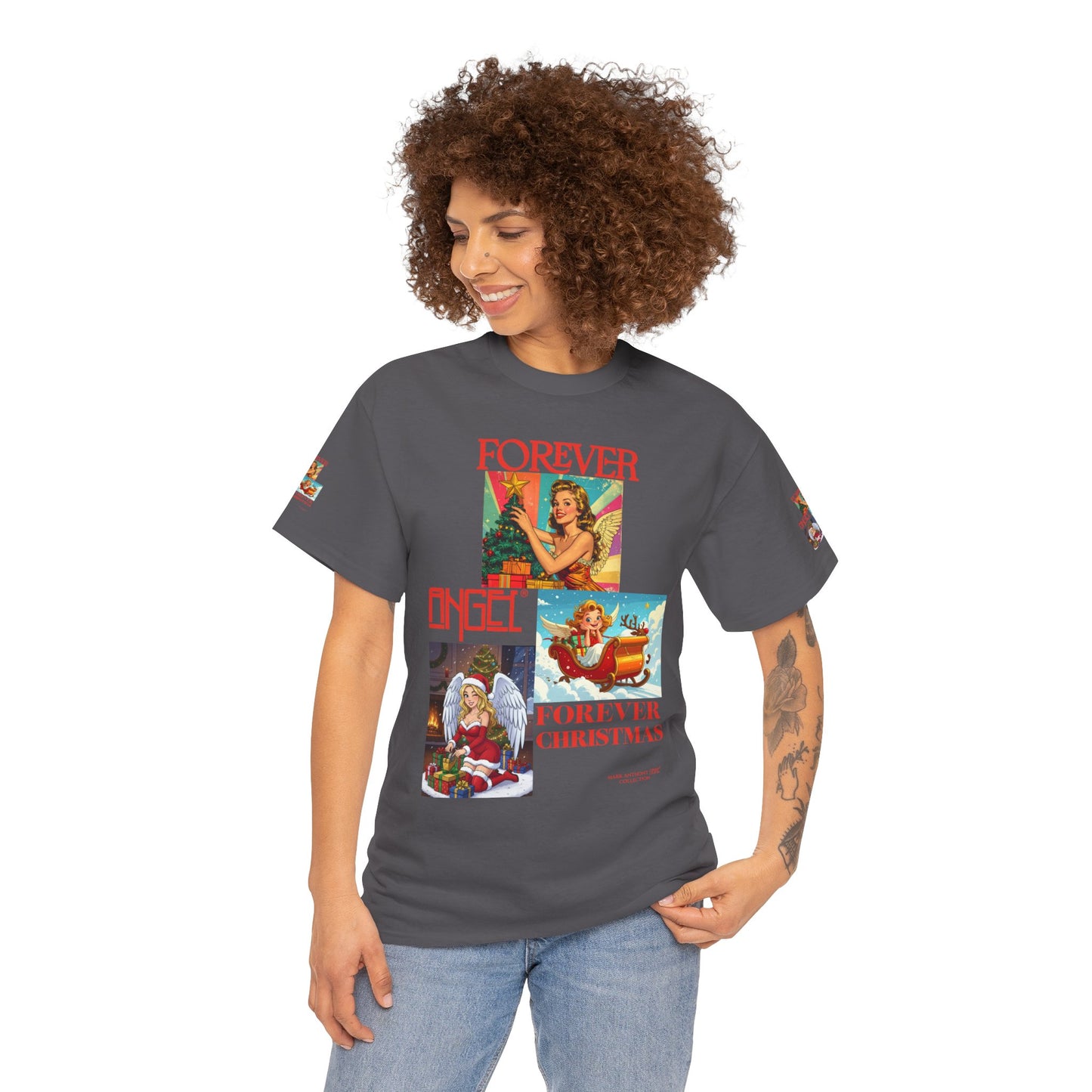 Forever Angel® Forever Christmas by Mark Anthony Gable® Collection Unisex Heavy Cotton Tee