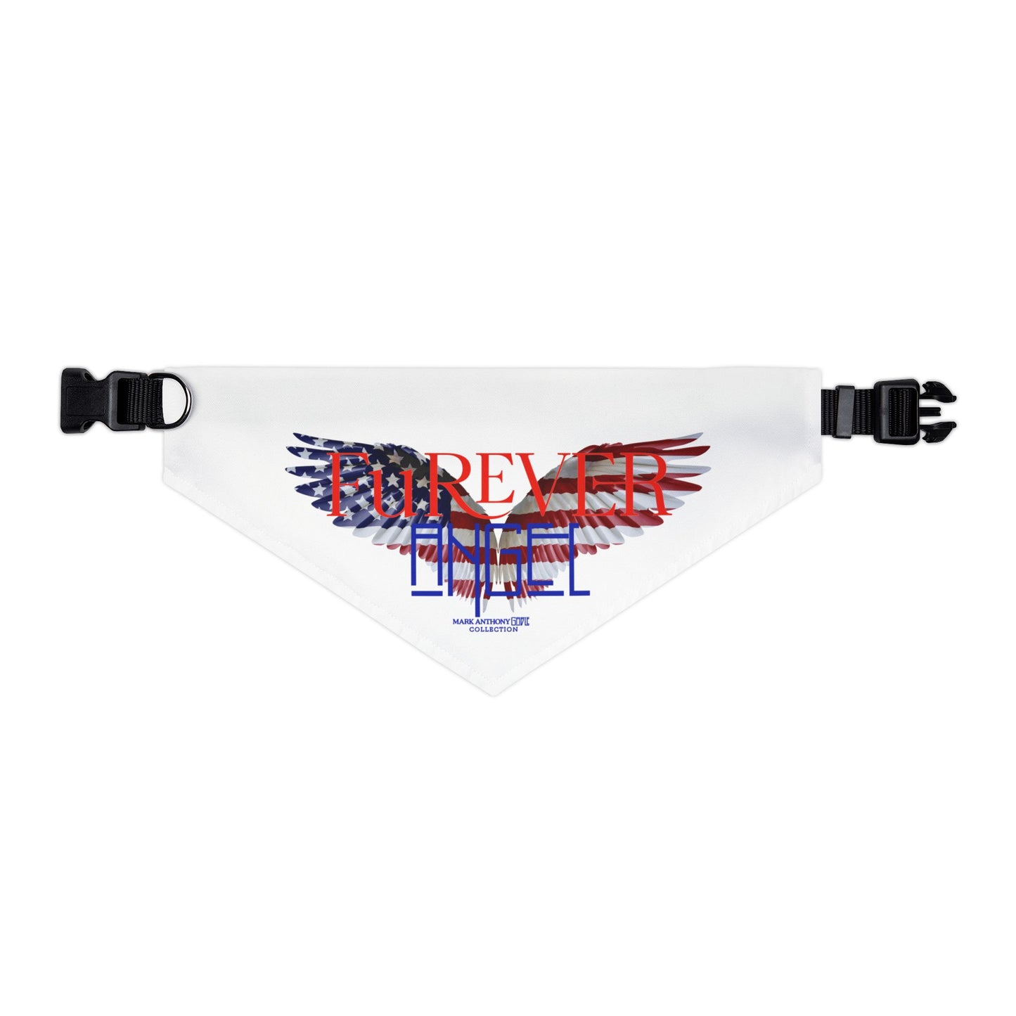 FuREVER ANGEL Pet Bandana Collar Stars and Stripes Edition by “Mark Anthony Gable® Collection”