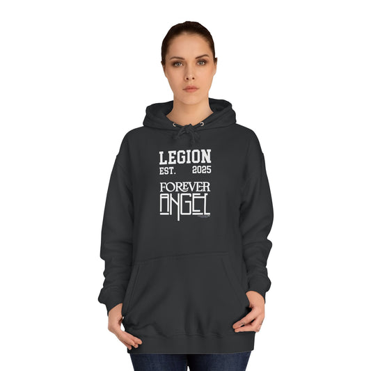 Legion Forever Angel College Hoodie Est. 2025 Unisex by Mark Anthony Gable®