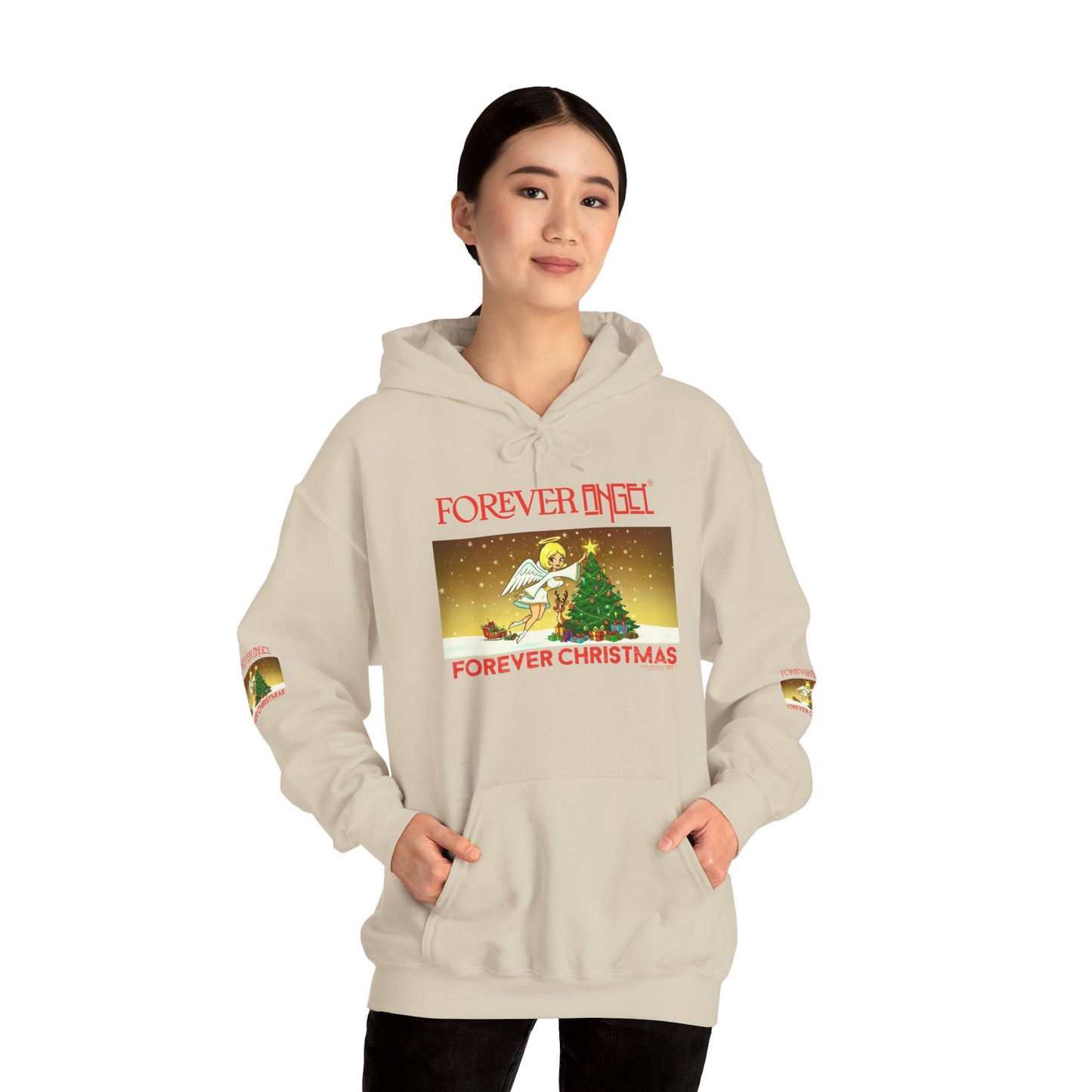 Forever Angel® Forever Christmas by Mark Anthony Gable® Collection Unisex Heavy Blend™ Hooded Sweatshirt