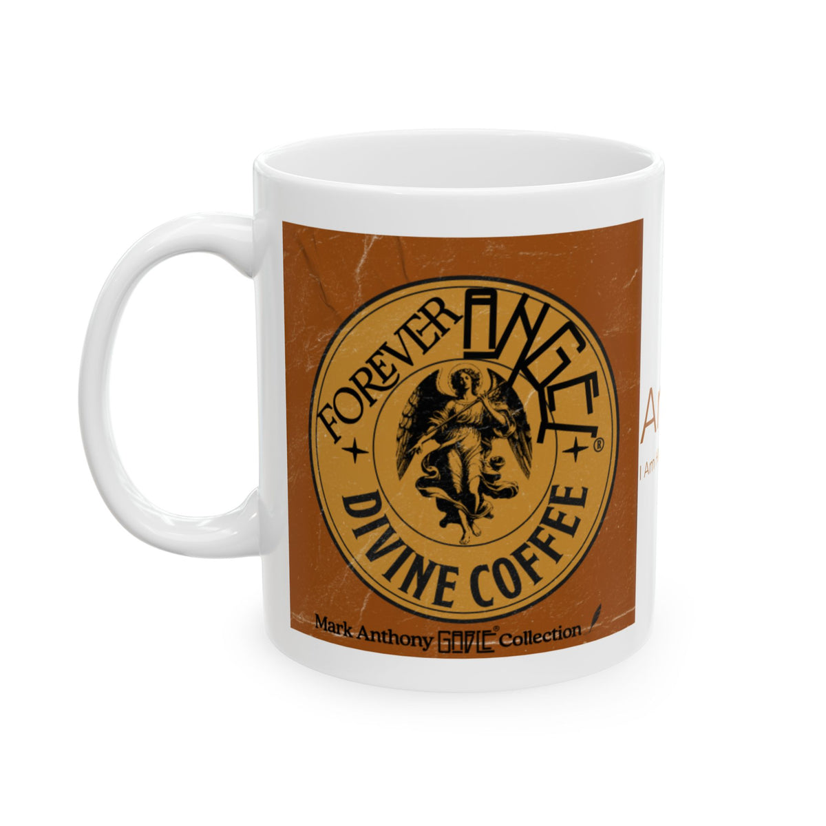 Personalized Forever Angel® Divine Coffee Mug | Custom Name | Sip Like an Angel | Mark Anthony Gable® Collection 11oz