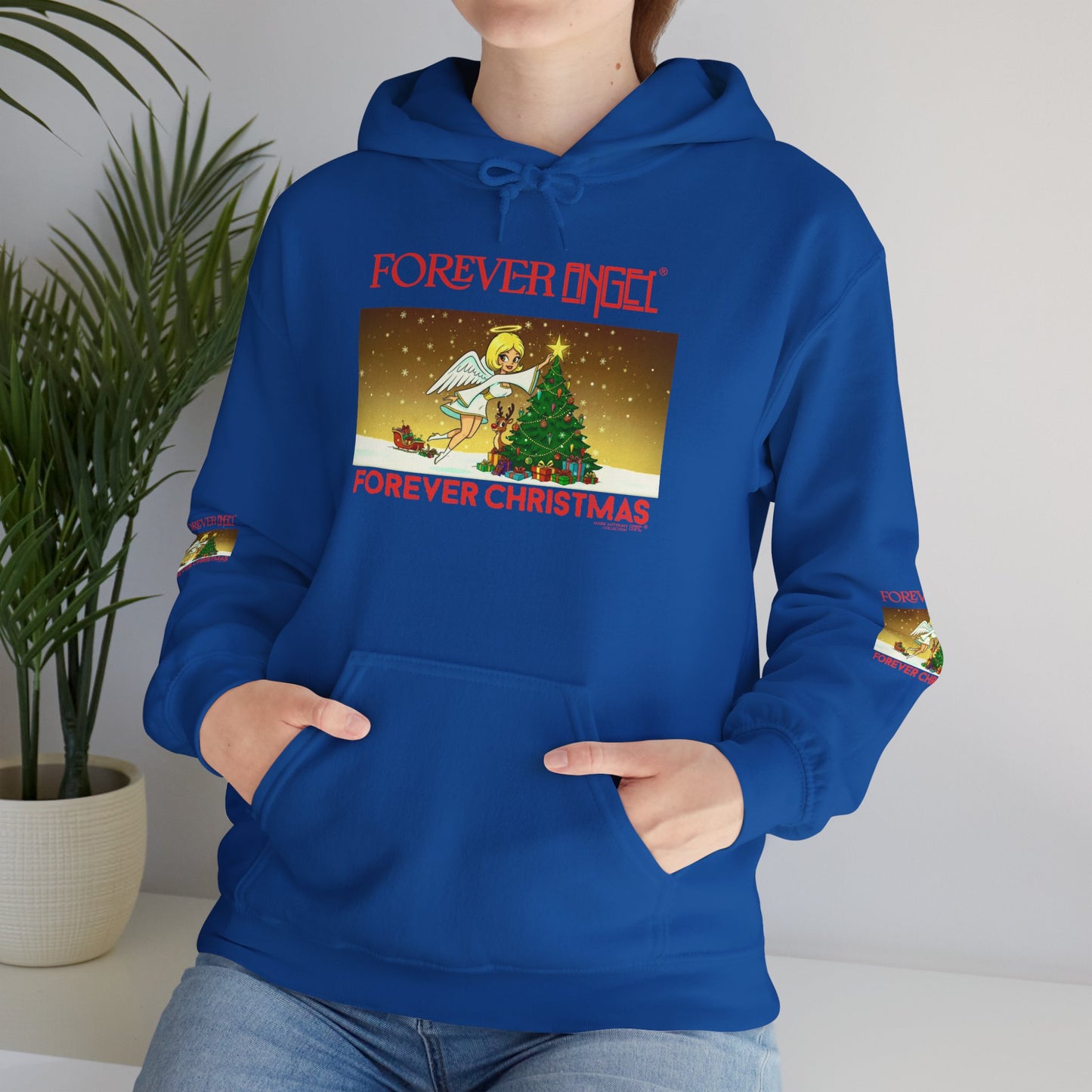 Forever Angel® Forever Christmas by Mark Anthony Gable® Collection Unisex Heavy Blend™ Hooded Sweatshirt