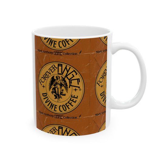 Forever Angel® Divine Coffee Mug – Sip Like a Legend, Love Like the Divine | Mark Anthony Gable® Collection Ceramic Mug, (11oz)
