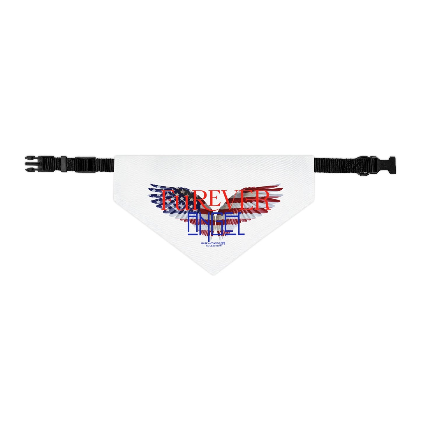FuREVER ANGEL Pet Bandana Collar Stars and Stripes Edition by “Mark Anthony Gable® Collection”
