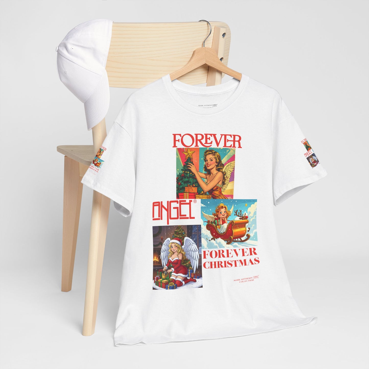 Forever Angel® Forever Christmas by Mark Anthony Gable® Collection Unisex Heavy Cotton Tee