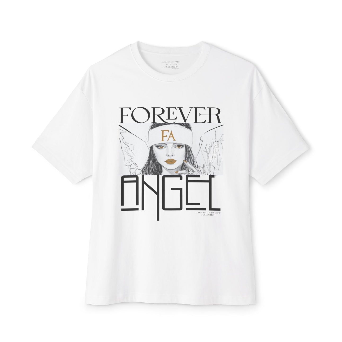 Forever Angel Drop 001 Mark Anthony Gable® Collection Unisex Oversized Boxy Tee