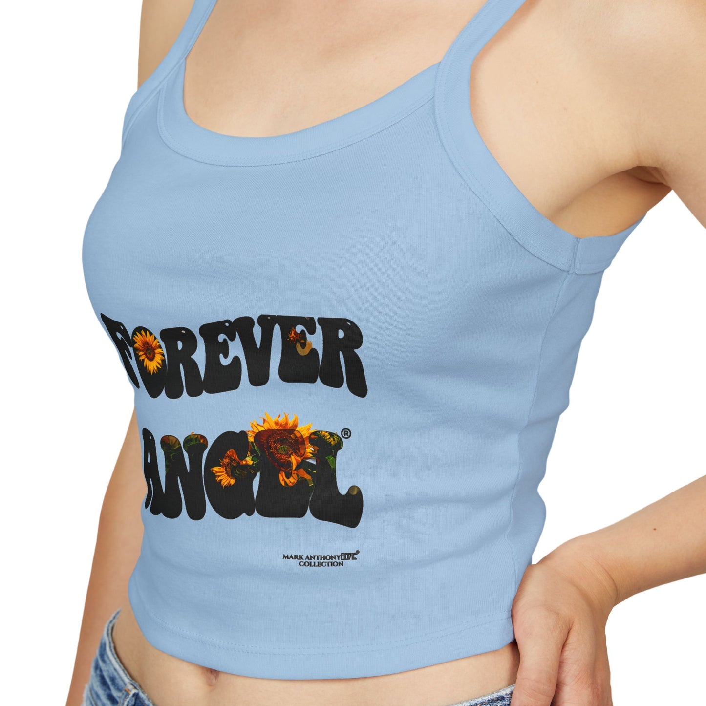 Forever Angel® Retro Sunflowers Tank Women’s Spaghetti Strap Edition by the Mark Anthony Gable® Collection