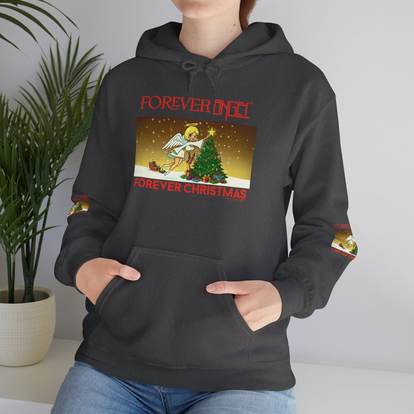 Forever Angel® Forever Christmas by Mark Anthony Gable® Collection Unisex Heavy Blend™ Hooded Sweatshirt