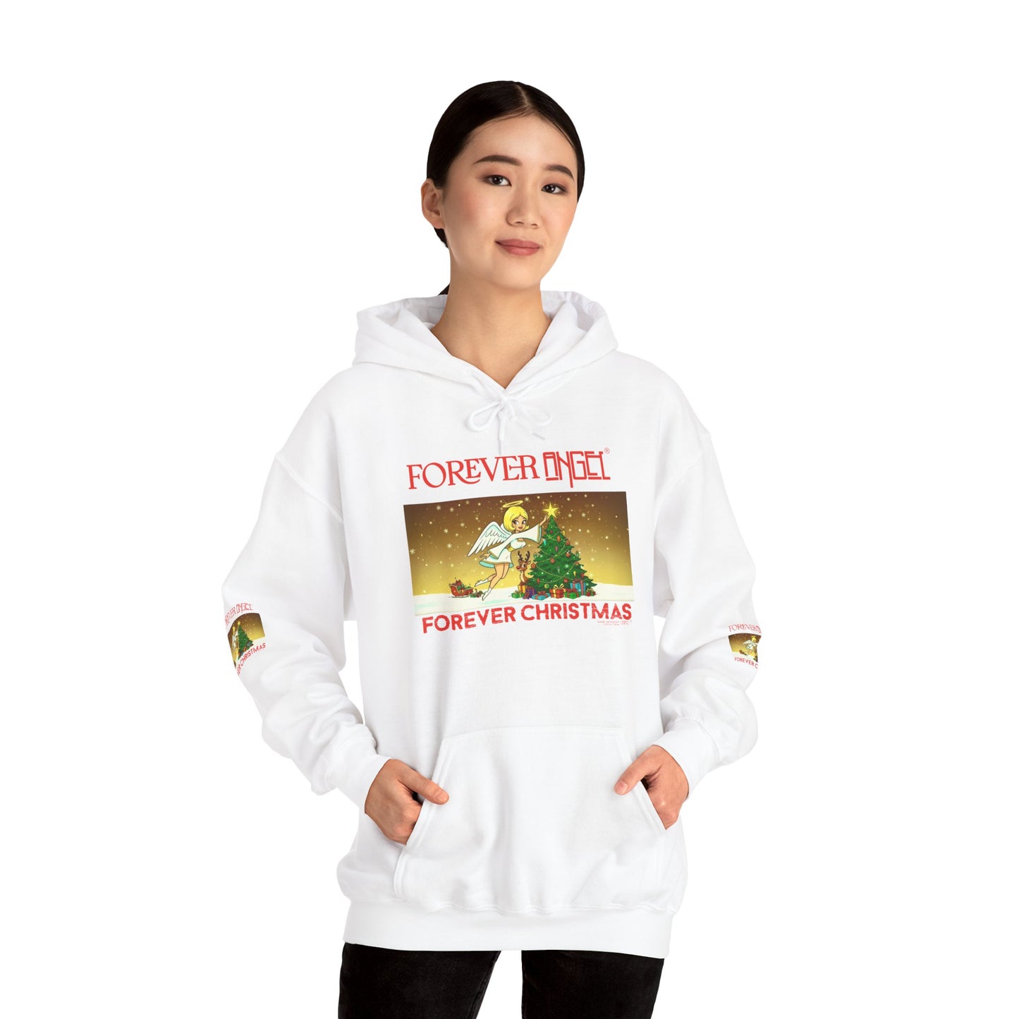 Forever Angel® Forever Christmas by Mark Anthony Gable® Collection Unisex Heavy Blend™ Hooded Sweatshirt