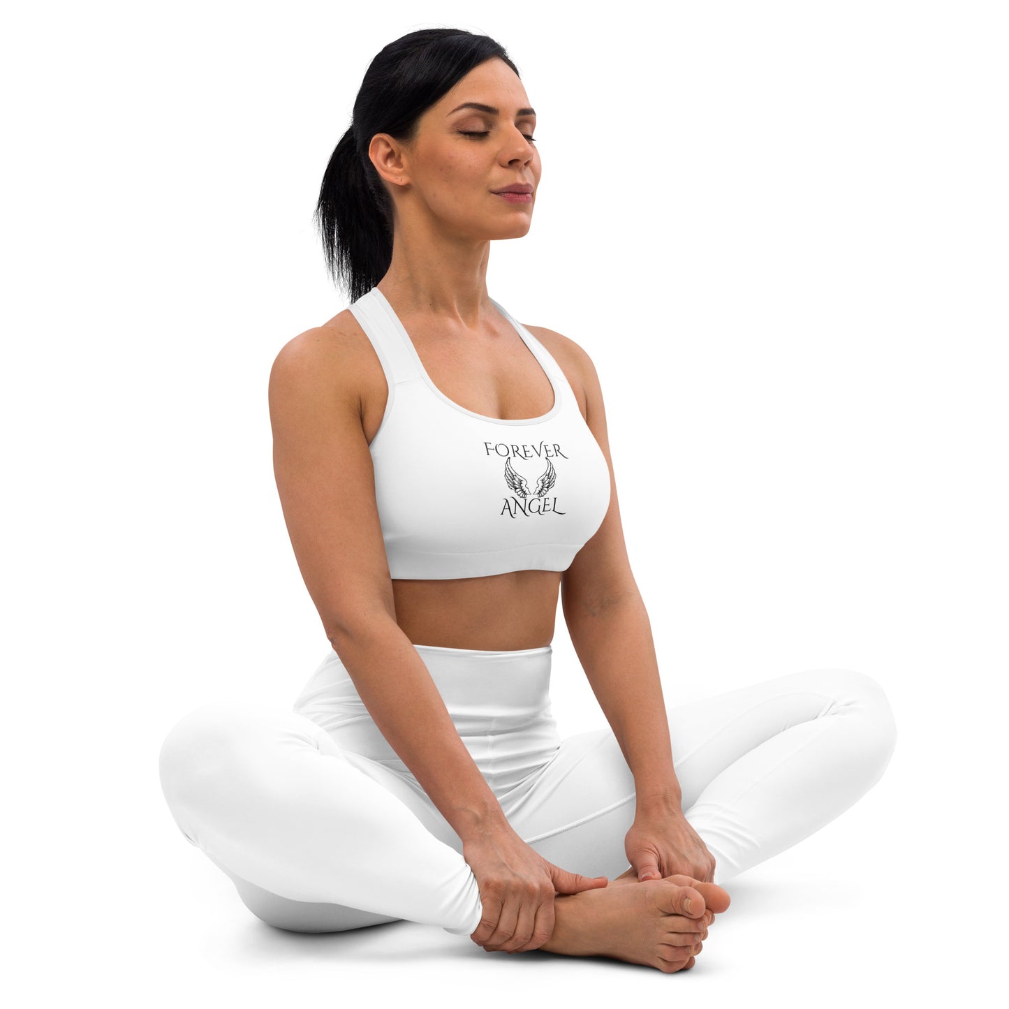 Padded Sports Bra FOREVER ANGEL by  "Mark Anthony Gable Collection-FOREVER ANGEL"