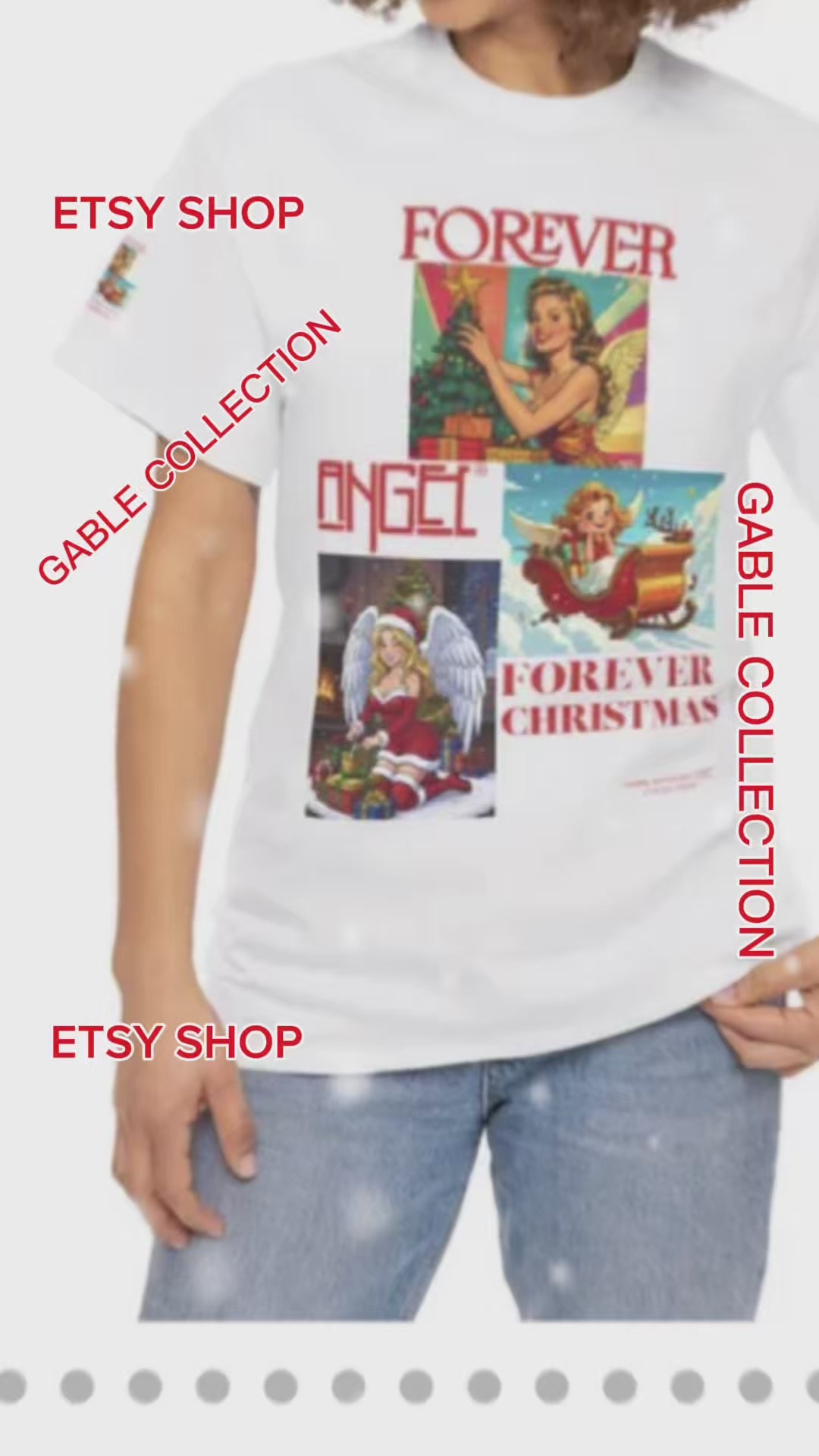 Load video: Forever Angel Forever Christmas  Mark Anthony Gable Collection Shop On ETSY Merry Christas to all 2025