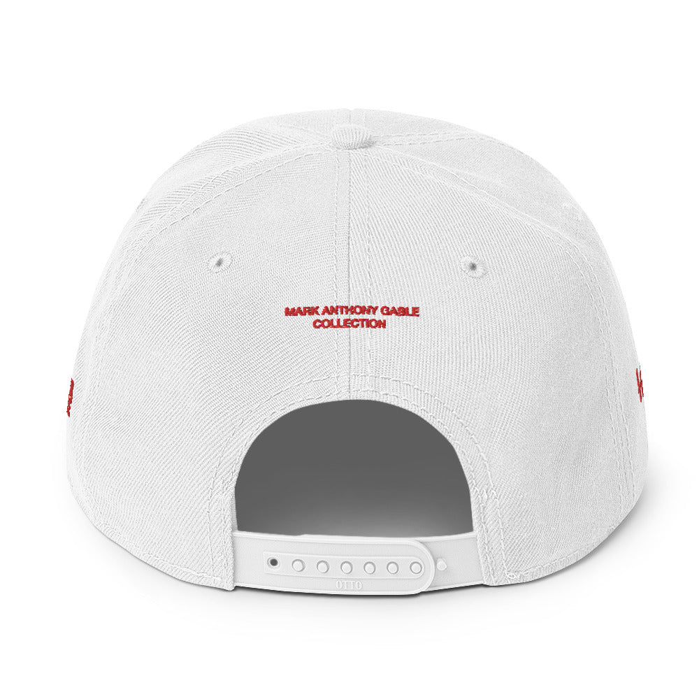 Snapback Hat I AM THE BROTHER OF THE SACRED CROW [Subtle Grey under Brim] by Mark Anthony Gable Collection