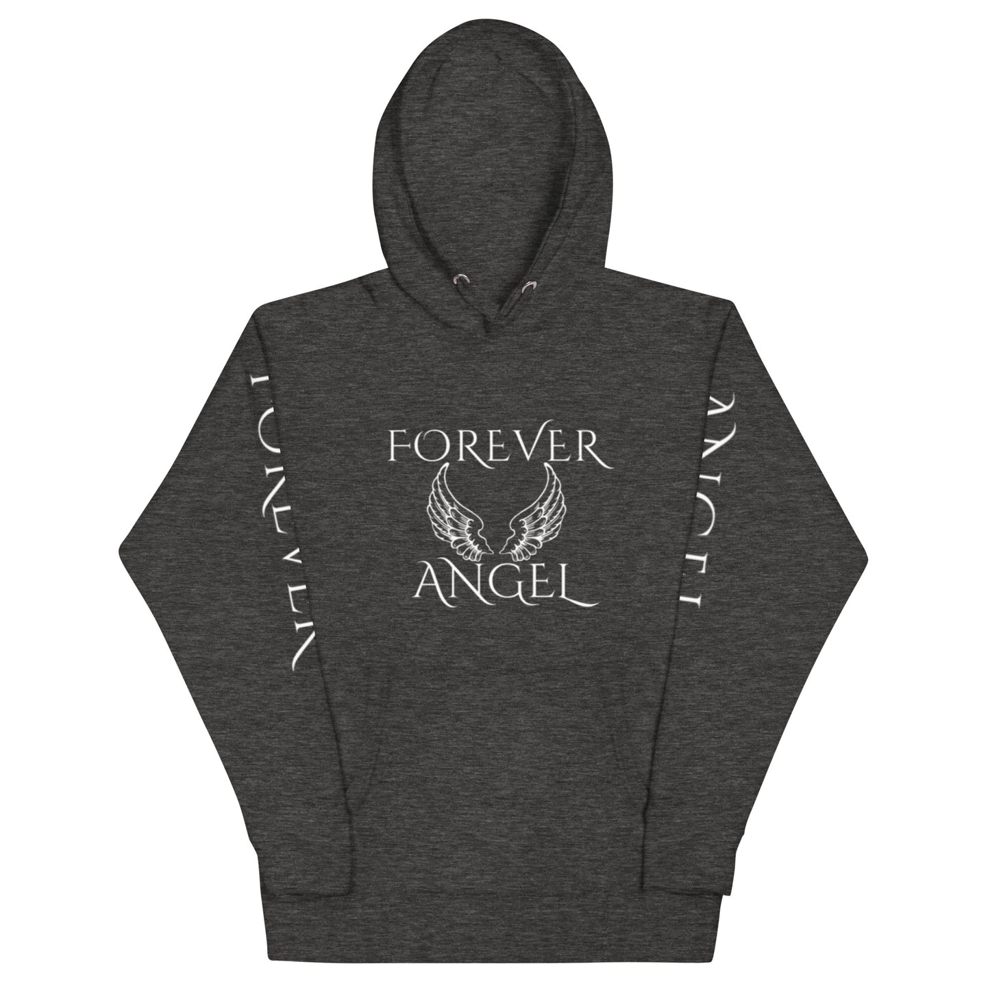 Unisex Hoodie-FOR GUYS & GALS-FOREVER ANGEL [SILVER FONT] by "Mark Anthony Gable Collection-FOREVER ANGEL"