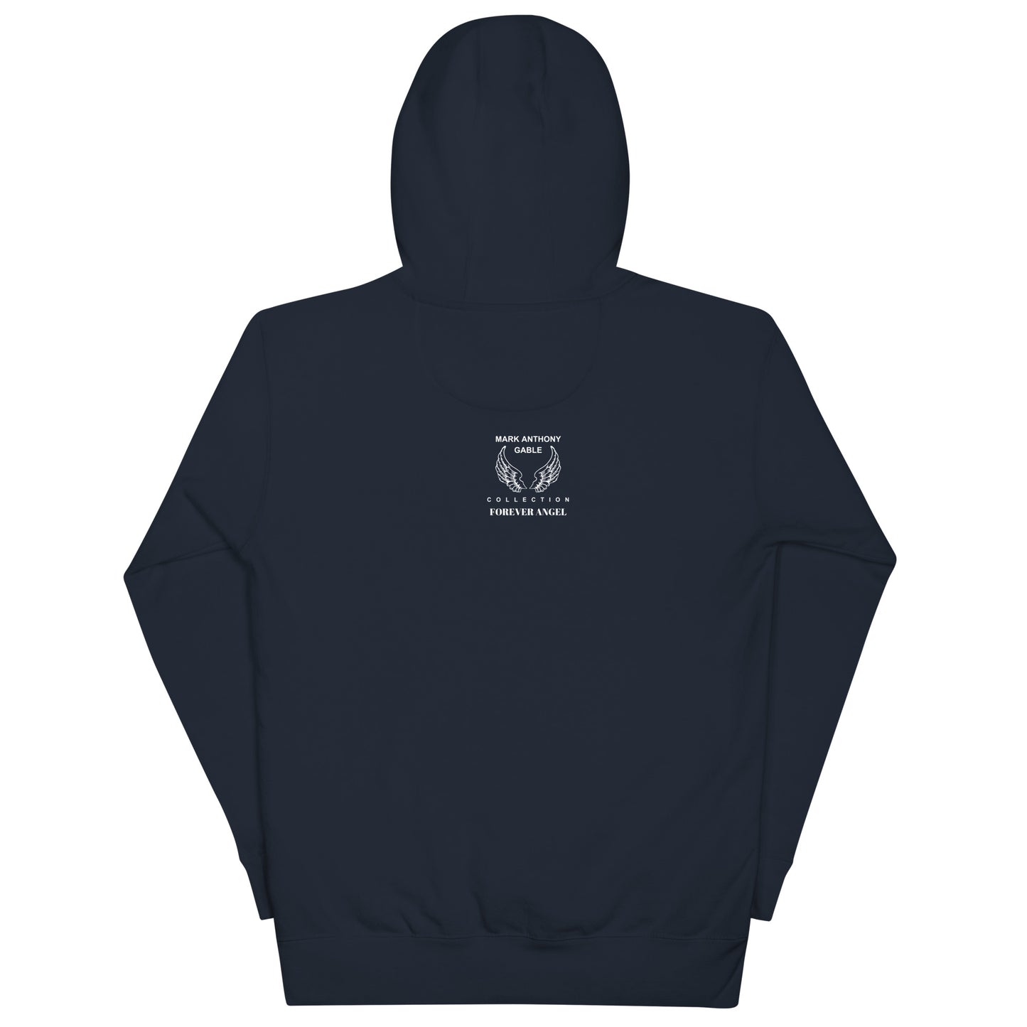 Unisex Hoodie-FOR GUYS & GALS-FOREVER ANGEL [SILVER FONT] by "Mark Anthony Gable Collection-FOREVER ANGEL"