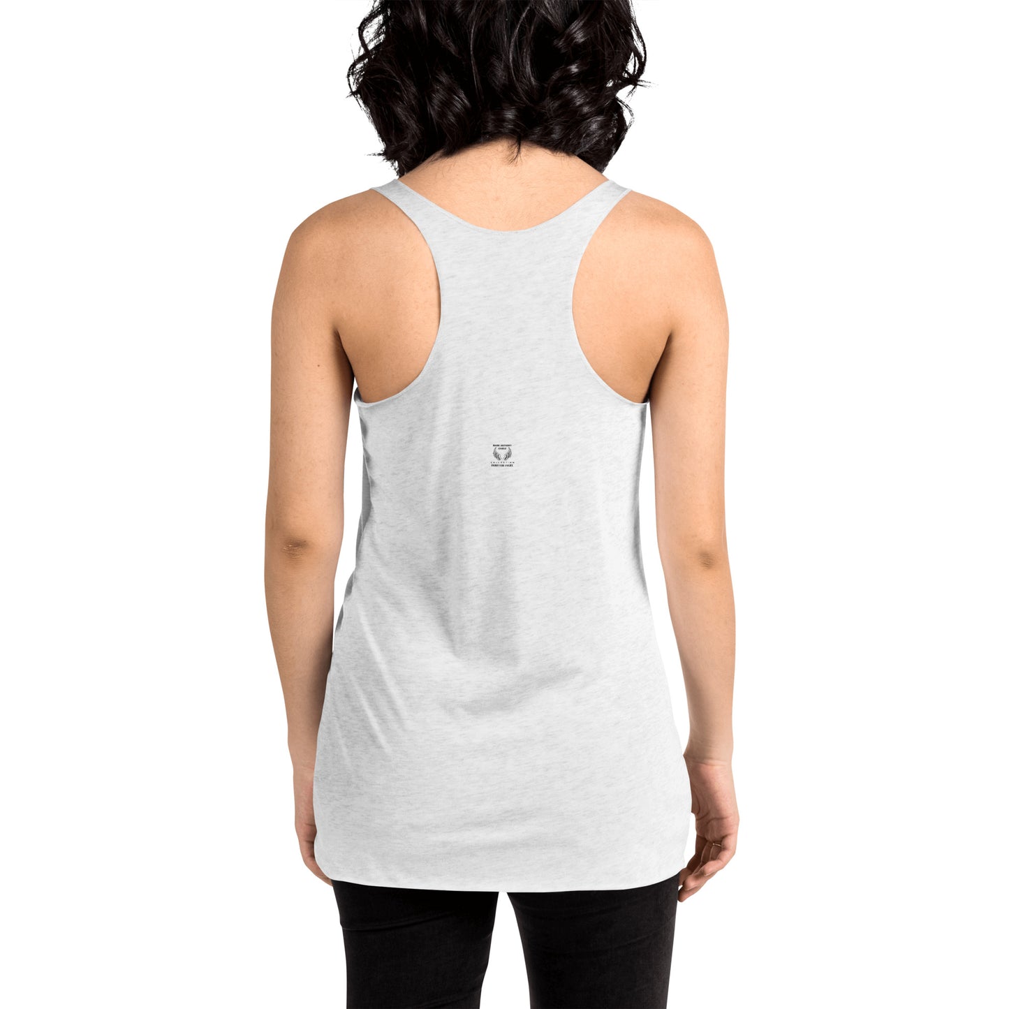 Women's Racerback Tank FOREVER ANGELS BACK THE BLUE by “Mark Anthony Gable Collection-FOREVER ANGEL”